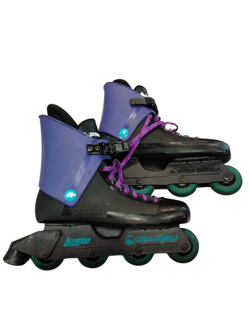 Vist Large View of Product Image Which is Used Ultra Wheels LEGEND Senior Rec Fitness Skates Purple Senior 12