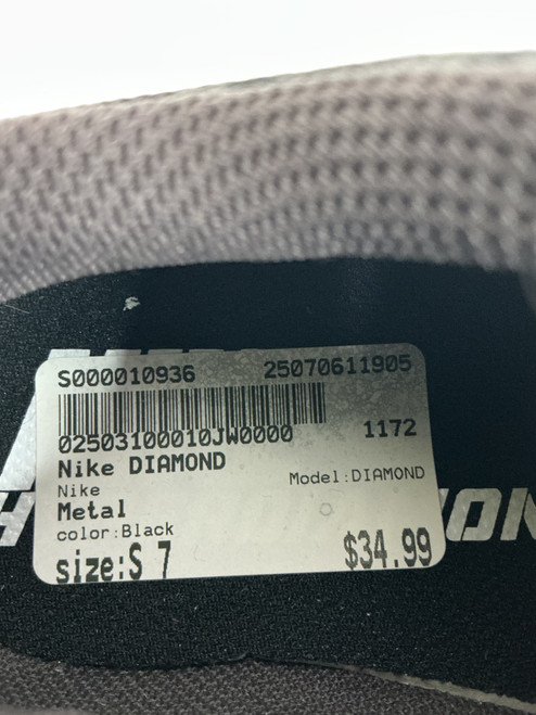 Vist Large View of Product Image Which is Used Nike DIAMOND BB/SB Cleats Black Senior 7
