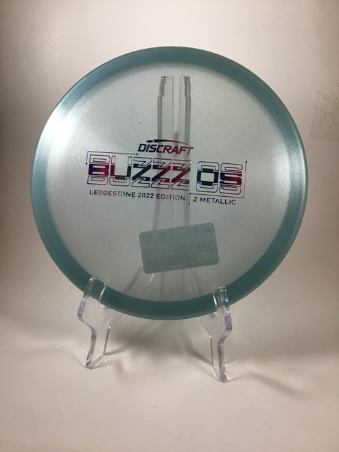 Used Discraft Z METALLIC BUZZZ OS Disc Golf Mid Range Royal Blue 180g 10105-S000285959