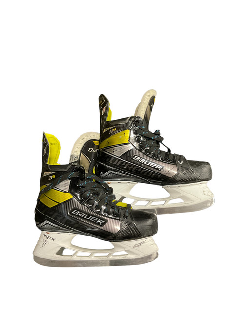 Used Bauer 3S SUPREME SKATES Senior Hockey Skate Black Senior 7.5 11199-S000350947