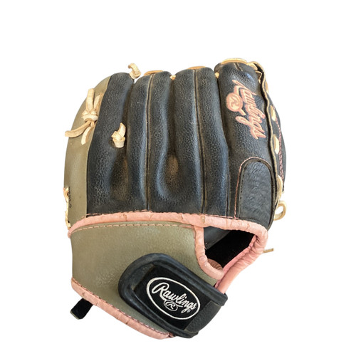 Used Rawlings FASTPITCH SOFTBALL BB/SB Glove RH Throw Black 11 1/2" 11479-S000397955