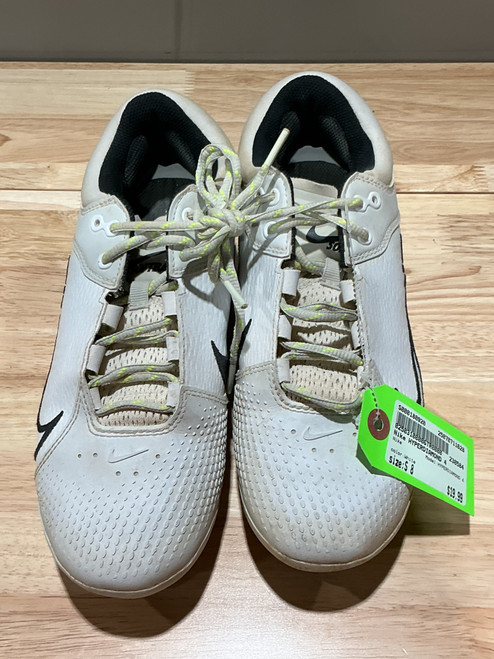 Vist Large View of Product Image Which is Used Nike HYPERDIAMOND 4 BB/SB Cleats White Senior 8