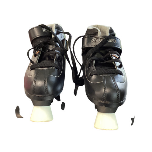 Used RollerDerby STR SEVEN Senior Roller Quad Skates Black Senior 7 11479-S000397964