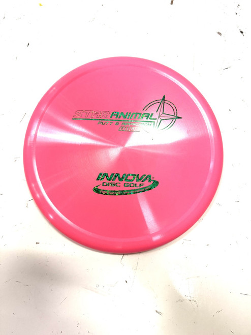 Vist Large View of Product Image Which is Used Innova STAR ANIMAL Disc Golf Putter Pink 175g
