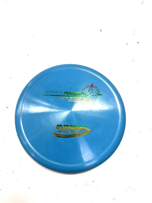 Vist Large View of Product Image Which is Used Innova STAR ANIMAL Disc Golf Putter Royal Blue 175g