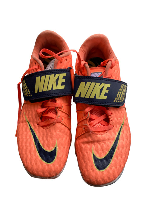 Vist Large View of Product Image Which is Used Nike Track & Field Cleats Youth Orange Youth 06.5