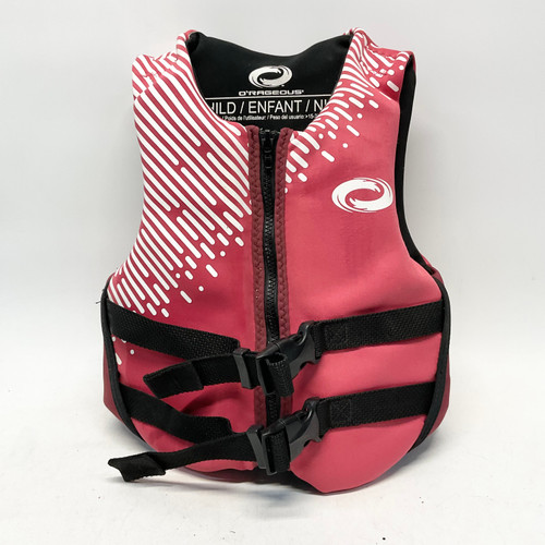 Used ORAGEOUS Infant PFD Maroon Child 30-50 11805-S000063234