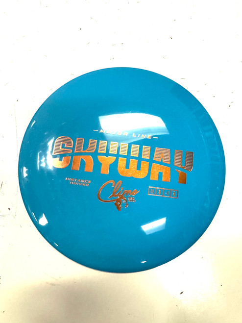 Vist Large View of Product Image Which is Used CLIMO SKYWAY Disc Golf Driver Royal Blue 175g 11860-C000293723
