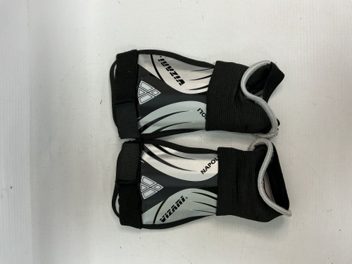 Vist Large View of Product Image Which is Used Vizari Soccer Shin Guards Youth Grey SM