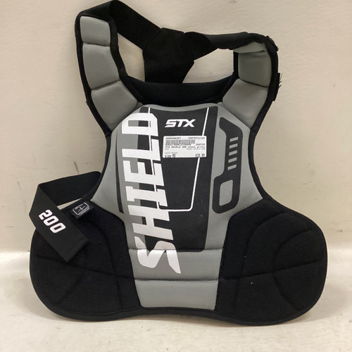 Vist Large View of Product Image Which is Used STX SHIELD 200 Lacrosse Shoulder Pads Black MD