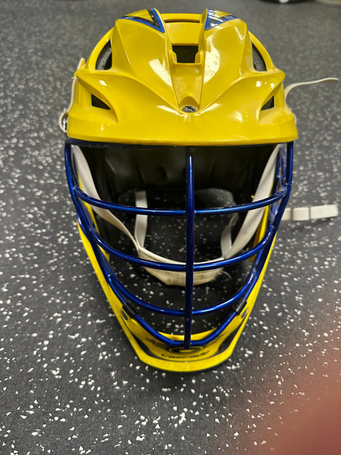 Used Cascade CASCADE S CRABS Lacrosse Helmet Yellow One Size 11849-S000029254
