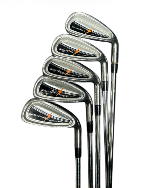 Vist Large View of Product Image Which is Used Powerbilt GRANDSLAM Mens Starter Set RH 5 Piece