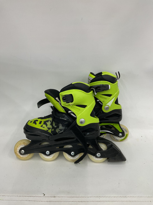 Used Bladerunner PHOENIX FLASH Child Roller Quad Skates Green Adjustable 11871-S000018604