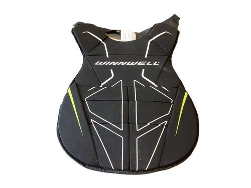 Used WinnWell GOALIE CHEST PIECE Street Body Armor Black SM