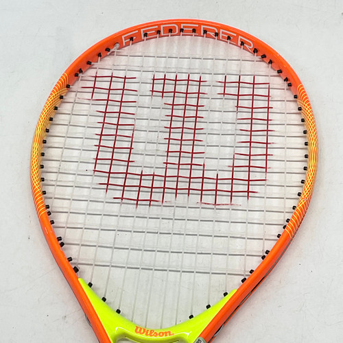 Used Wilson FEDERER 19 Junior Tennis Racquet Orange 19" 11805-S000063251
