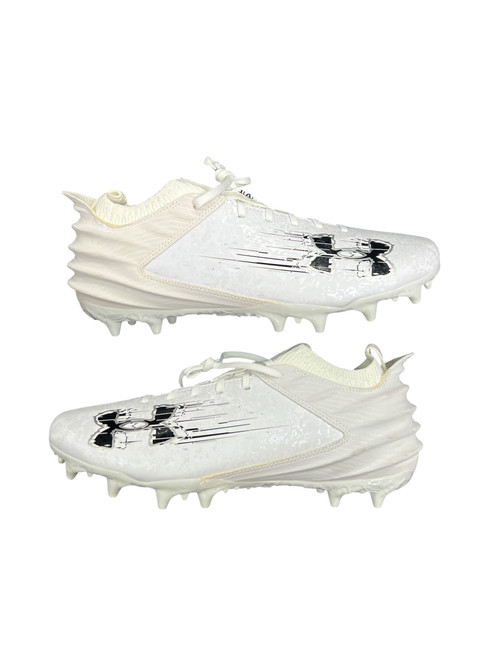 Used Under Armour LAX Cleats Mens White Senior 11 11885-S000185333