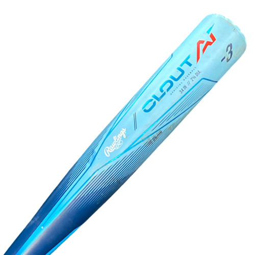Vist Large View of Product Image Which is Used Rawlings CLOUT AI BB/SB High School -3 Bat 34"