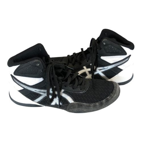 Vist Large View of Product Image Which is Used Asics Wrestling Shoes Black Junior 04 11820-S000043181
