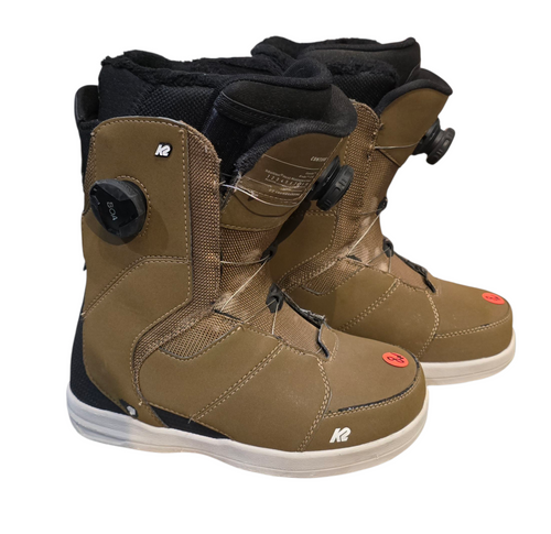 Used K2 CONTOUR BOA Womens Snowboard Boots Brown Senior 8 11317-S000081829