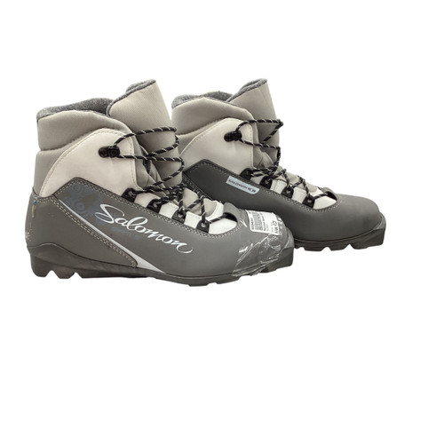 Used Salomon Womens SNS XC Ski Boots Grey M 08 / W 08.5-09 11815-S000482542