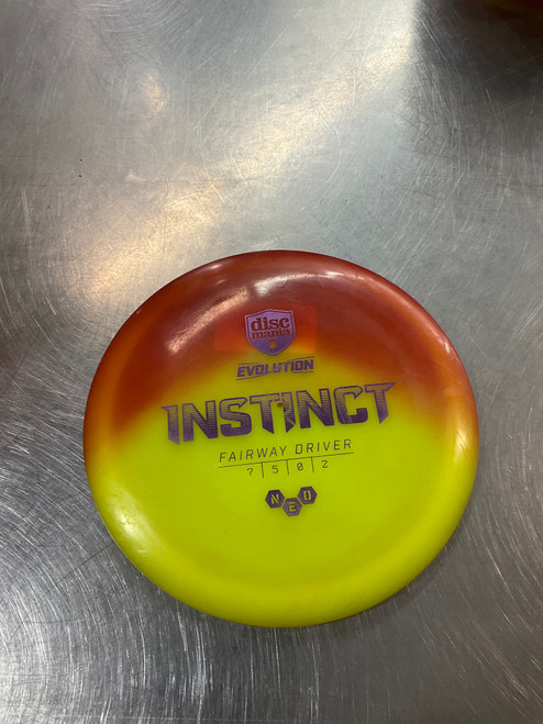Used Discmania INSTINCT Disc Golf Driver Orange 11790-S000046431