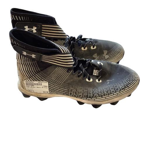 Used Under Armour Adult FB Cleats Black Senior 11 11479-S000398039