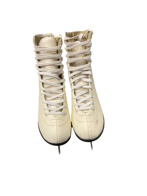 Used American Athletic FIGURE SKATE SZ 9 WomensFigure Skate White Senior 9 11814-S000375100