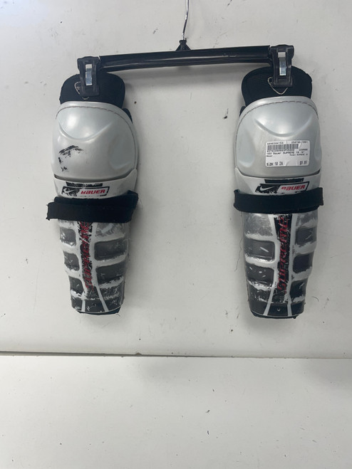 Used Bauer SUPREME 10 Junior Shin Guards None 10" 11891-S000304153
