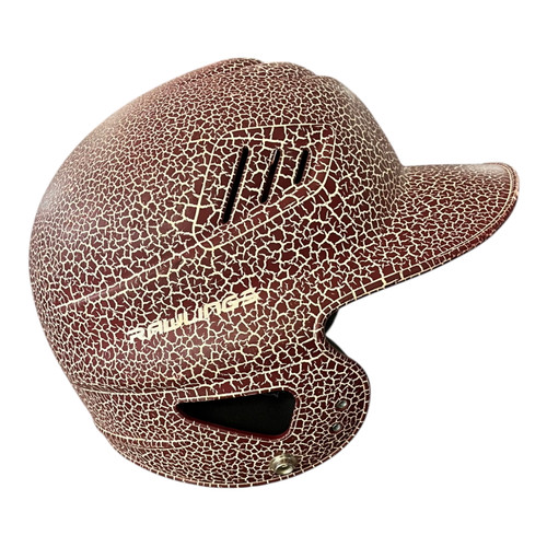 Vist Large View of Product Image Which is Used Rawlings BATTING HELMENT Batting Helmet No Mask Maroon One Size