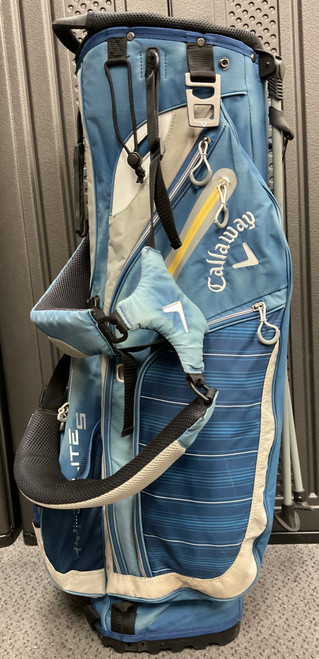 Used Callaway HYPERLITE 5 Mens Stand Bag White And Royal Blue 11855-S000187557