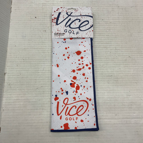 New SHINE DRIP TOWEL RED/BLUE 11762-353SHINEDRIPTOWELR