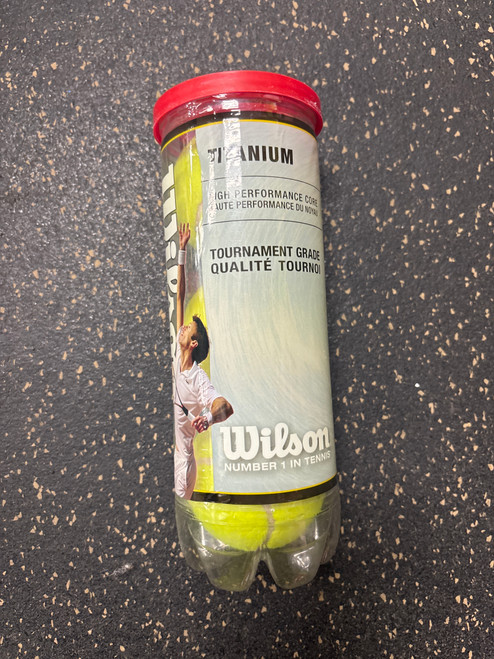 Used Wilson 3 BALL PCK 3-ball Tennis Canister 11774-S000081963