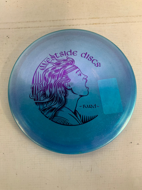 Vist Large View of Product Image Which is Used Westside BARD Disc Golf Mid Range Royal Blue 180g