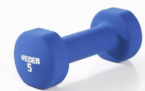 Vist Large View of Product Image Which is New 5 LB NEOPRENE DUMBBELL (EACH)