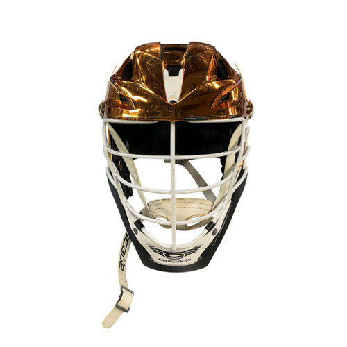 Vist Large View of Product Image Which is Used Cascade S Lacrosse Helmet Orange Fits all