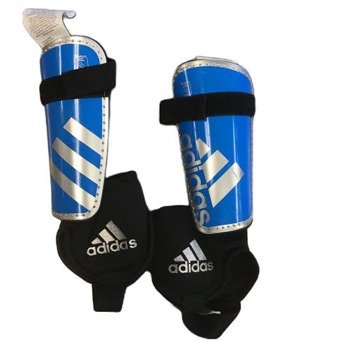 Used Adidas Soccer Shin Guards Youth Royal Blue MD 11730-S000065883