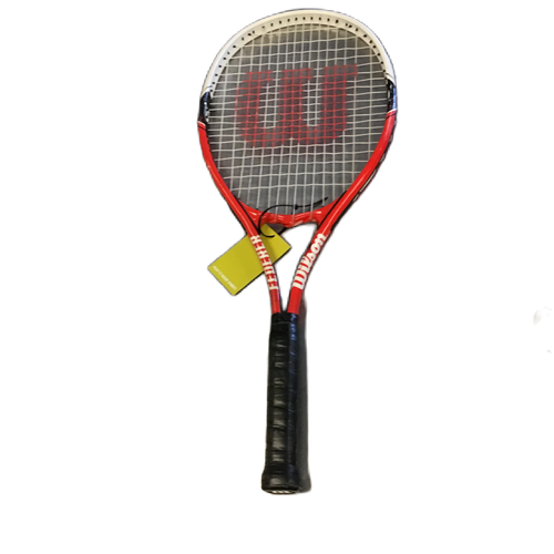 Used Wilson FEDERER Adult Tennis Racquet Red 4 3/8" 11730-S000065891