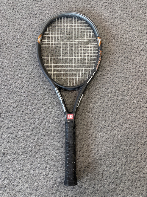 Vist Large View of Product Image Which is Used Wilson HYPER CARBON Adult Tennis Racquet None Unknown 11858-S000077068
