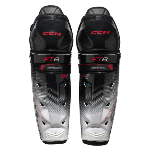 Vist Large View of Product Image Which is New CCM FT8 SHIN GUARDS-JR