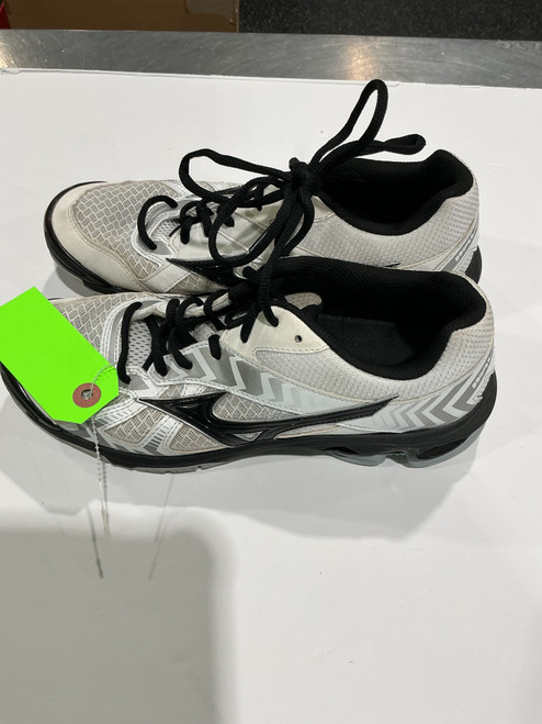 Used Mizuno VB Shoes Adult White Senior 9.5 11628-S000181053