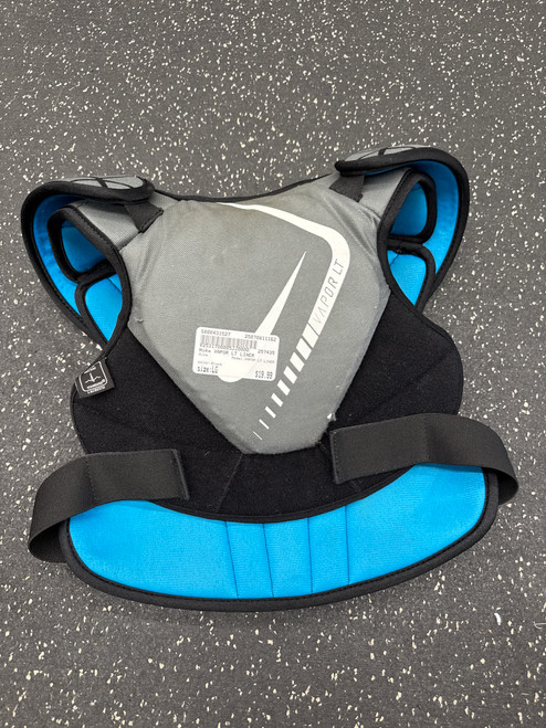 Vist Large View of Product Image Which is Used Nike VAPOR LT LINER Lacrosse Shoulder Pads Black LG
