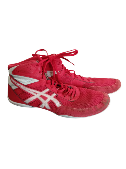 Used Asics Wrestling Shoes Red Senior 7.5 11866-S000026199