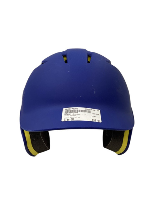 Vist Large View of Product Image Which is Used Under Armour ... Batting Helmet Blue SM