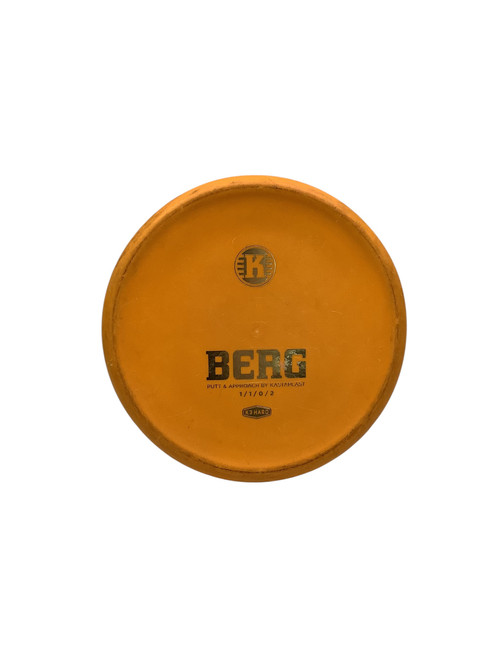 Vist Large View of Product Image Which is Used Kastaplast K3 HARD BERG Disc Golf Putter Orange 11347-S000250811