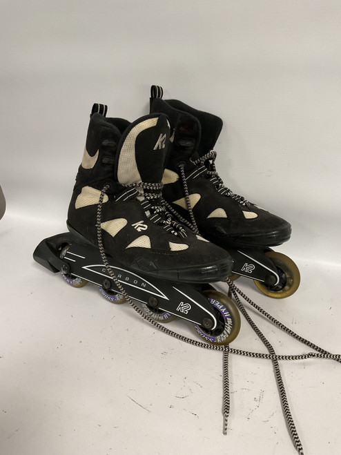Vist Large View of Product Image Which is Used K2 CARBON Senior Rec Fitness Skates Black Senior 9