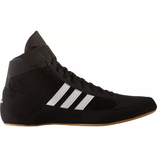 Vist Large View of Product Image Which is New HVC 2 Blk/Wht Jr 2.5 Wrestling Shoes