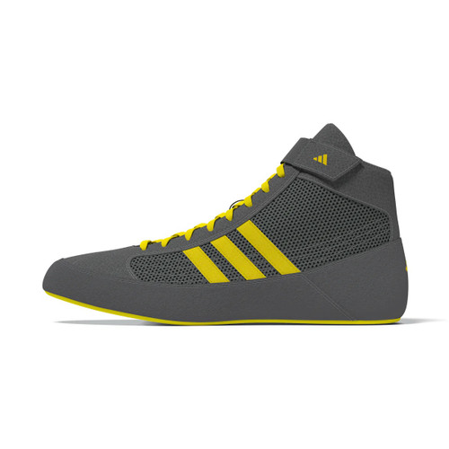 Vist Large View of Product Image Which is New HVC 2 Gry/Yel Jr 1 Wrestling Shoes