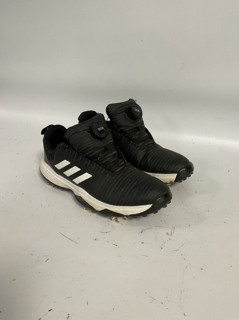 Vist Large View of Product Image Which is Used Adidas Jr Golf Shoes Black Junior 04