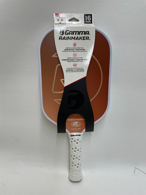 Vist Large View of Product Image Which is Used Gamma Sports RAINMAKER Pickleball Racquet Brown
