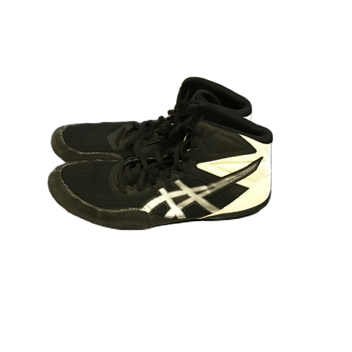 Used Asics 1081A021 Wrestling Shoes Black Senior 10.5 11730-S000065914